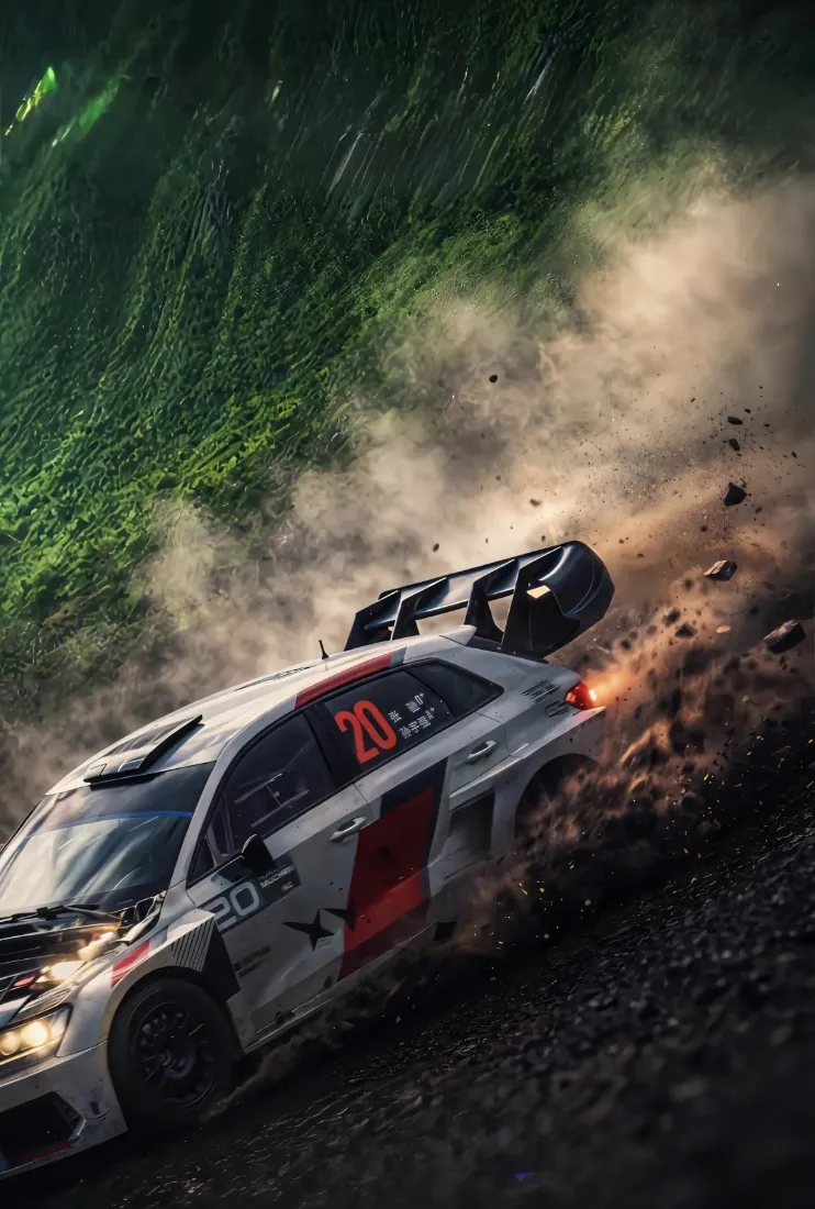 《飞驰人生3》赛车手机壁纸｜山地赛道背景图片 - 速度激情「哲风壁纸」