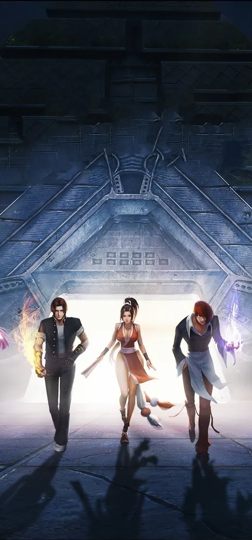 拳皇手机壁纸｜格斗背景图片 - 草薙京不知火舞八神庵「哲风壁纸」