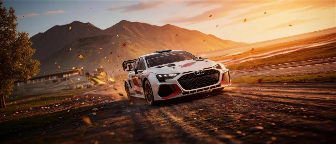 4k飞驰人生3壁纸｜赛道背景图片 - 奥迪A3赛车「哲风壁纸」