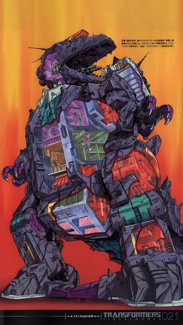 铁甲龙手机壁纸｜变形金刚背景图片 - 机械恐龙「哲风壁纸」