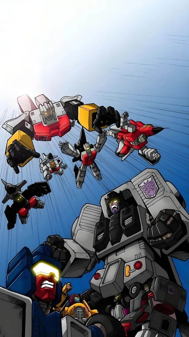 变形金刚G1手机壁纸｜科幻背景图片 - 机械机器人「哲风壁纸」