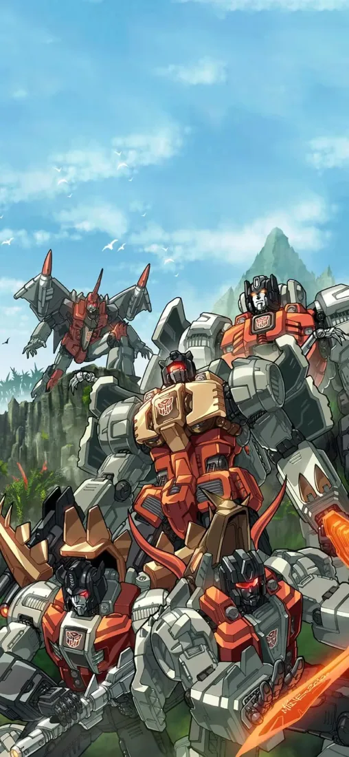 G1变形金刚手机壁纸｜科幻背景图片 - 机械战斗「哲风壁纸」