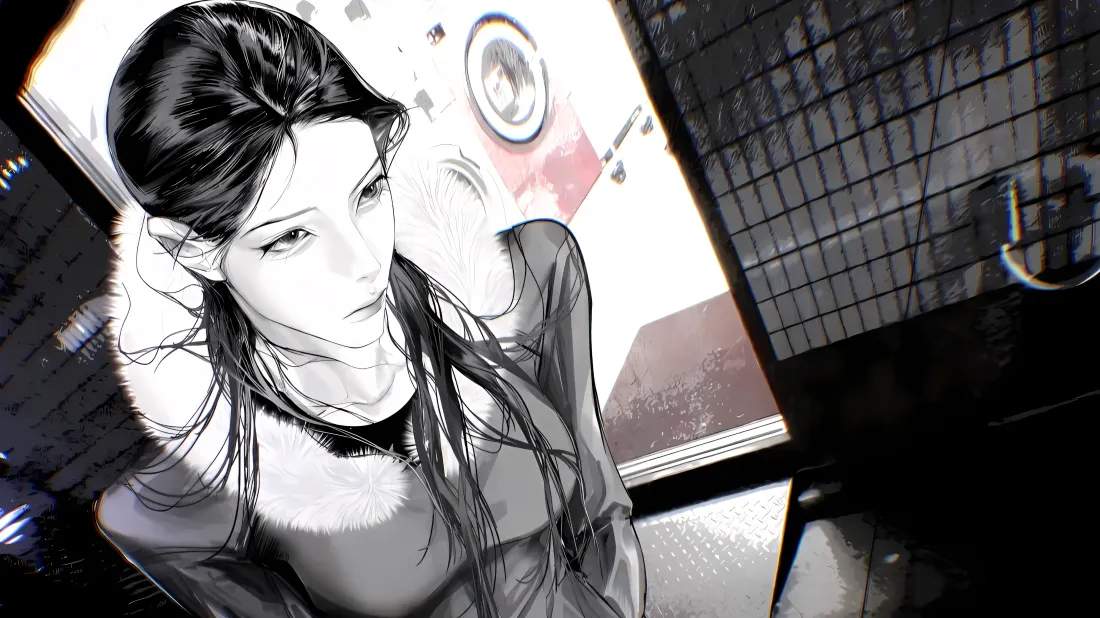 4k动漫女性壁纸｜都市插画背景 - 清冷毛绒领子「哲风壁纸」