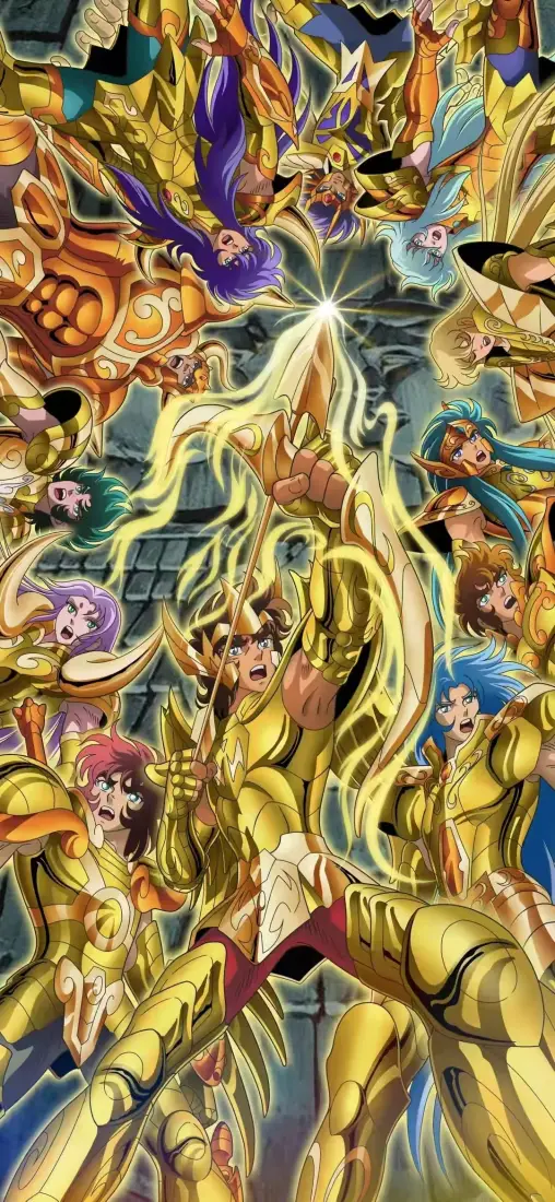黄金圣斗士手机壁纸｜动漫背景图片 - 十二黄金圣斗士「哲风壁纸」