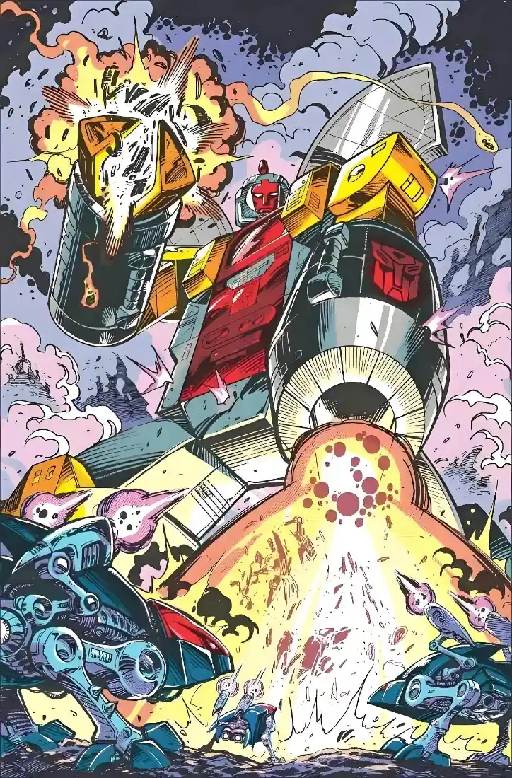 变形金刚G1手机壁纸｜科幻战斗背景图片 - 机器人机甲「哲风壁纸」