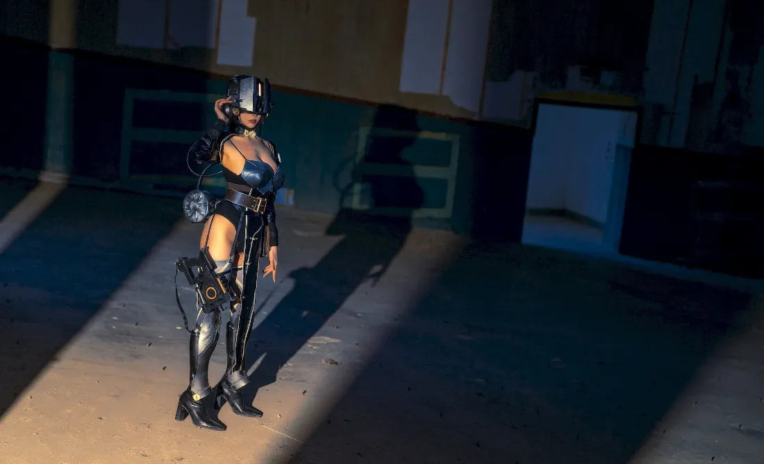 2k机械战甲壁纸｜暗黑背景 - 神秘科技「哲风壁纸」