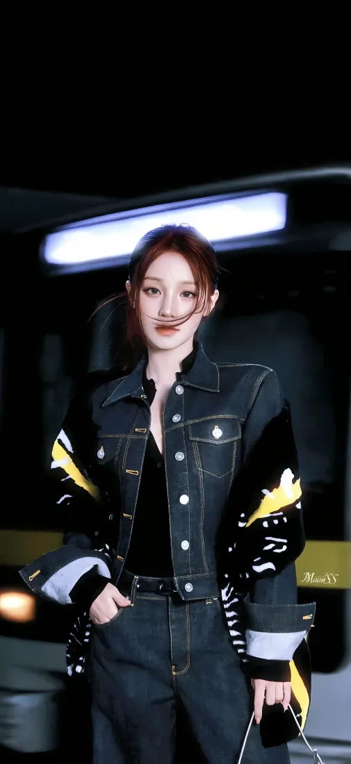 宋雨琦手机壁纸｜夜晚背景 - 时尚穿搭「哲风壁纸」