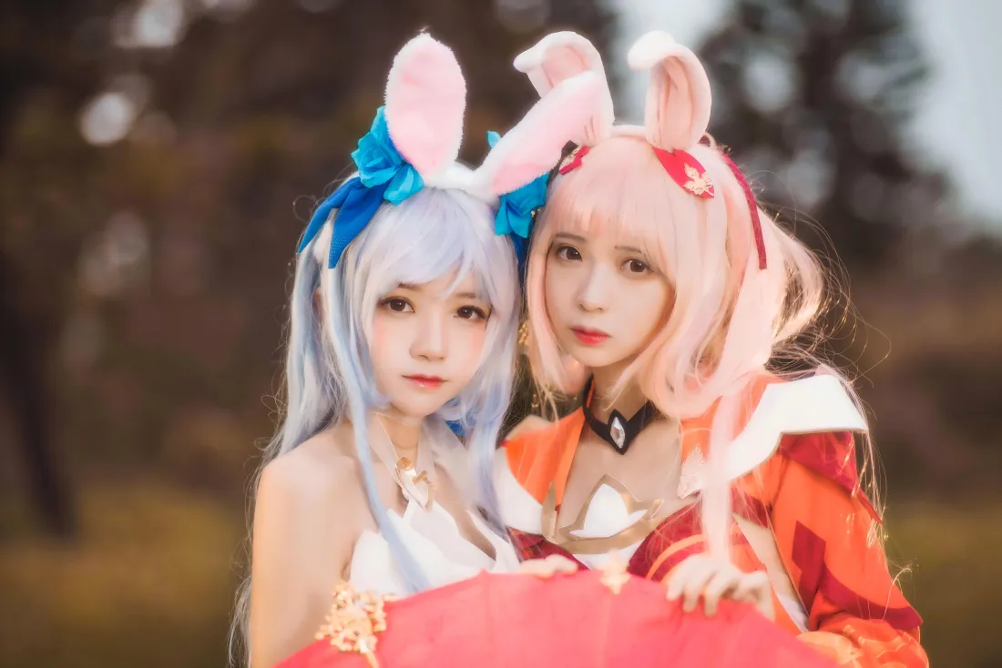 8k公孙离cos壁纸｜户外草地背景 - 王者荣耀「哲风壁纸」