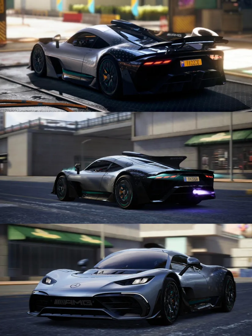 AMG跑车手机壁纸｜极品飞车集结背景图片 - 奔驰赛车「哲风壁纸」