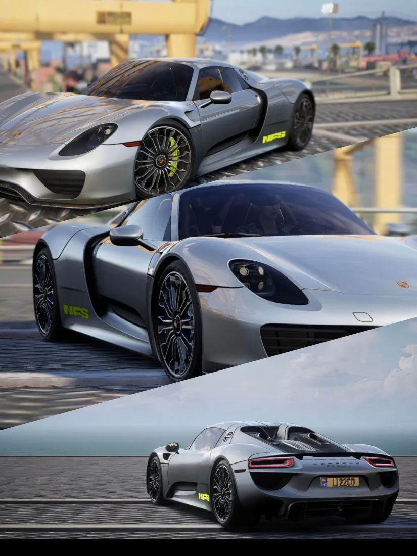 保时捷918手机壁纸｜极品飞车·集结背景图片 - 赛道跑车「哲风壁纸」