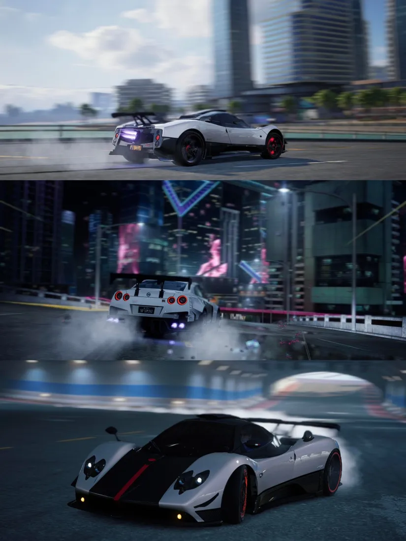 帕加尼跑车手机壁纸｜极品飞车·集结背景图片 - 赛道竞速「哲风壁纸」