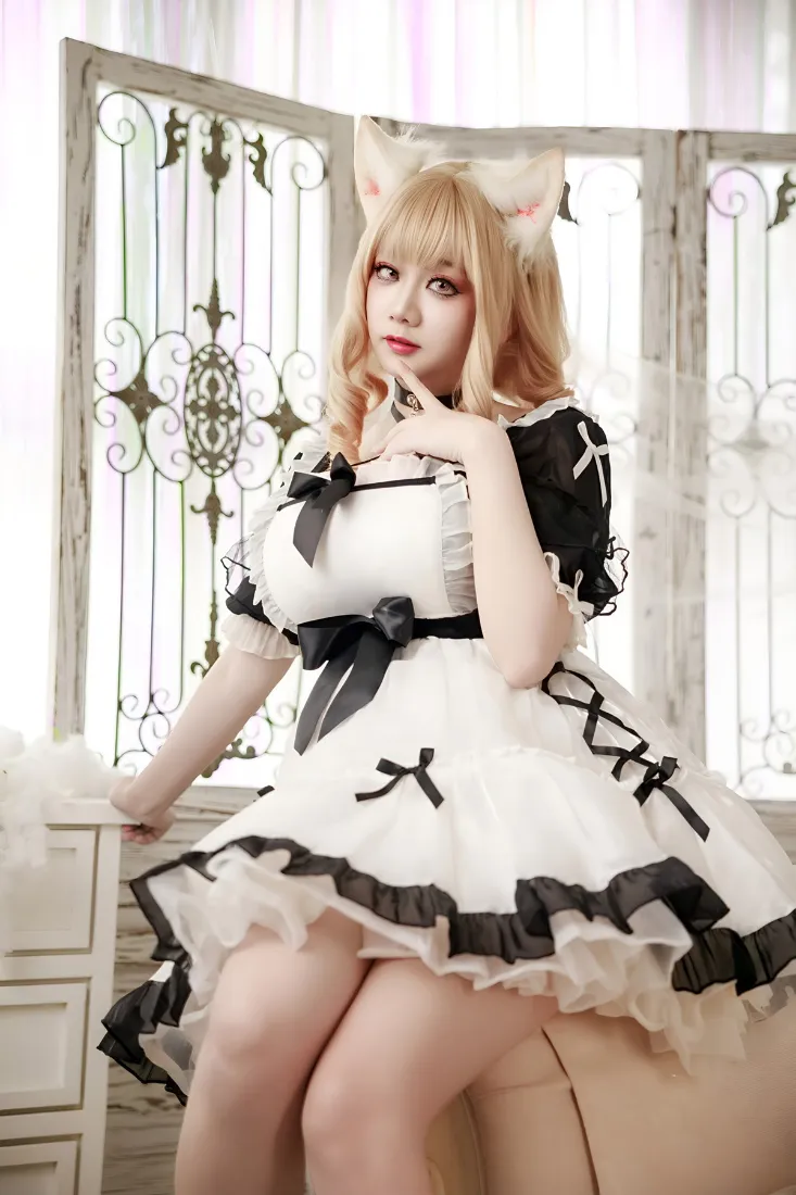 猫耳娘手机壁纸｜洛丽塔背景图片 - 居家风格「哲风壁纸」