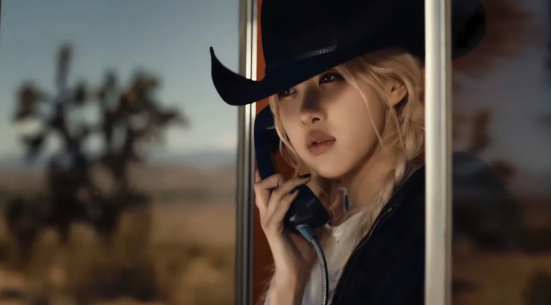 2kRosé壁纸｜沙漠背景图片 - Blackpink时尚造型「哲风壁纸」