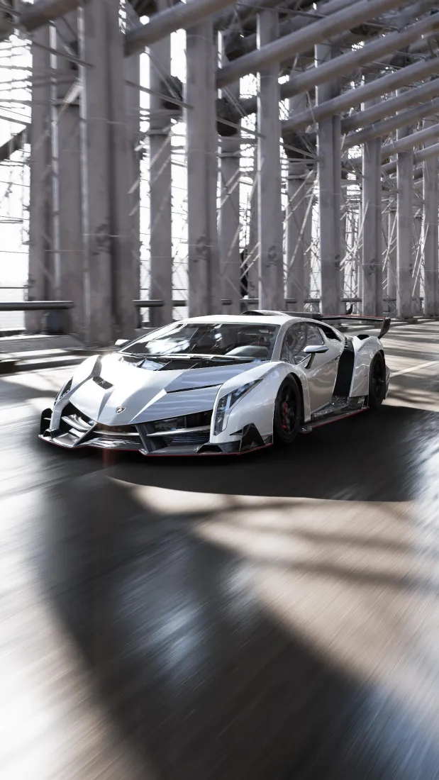 兰博基尼SVJ超跑手机壁纸｜赛道 - 地平线「哲风壁纸」