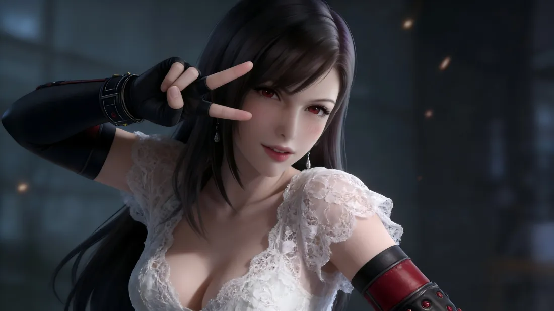 3k蒂法壁纸｜最终幻想背景图片 - 游戏角色「哲风壁纸」