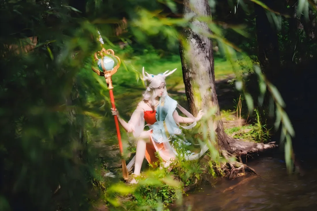 4k瑶cos壁纸｜森林背景图片 - 王者荣耀「哲风壁纸」