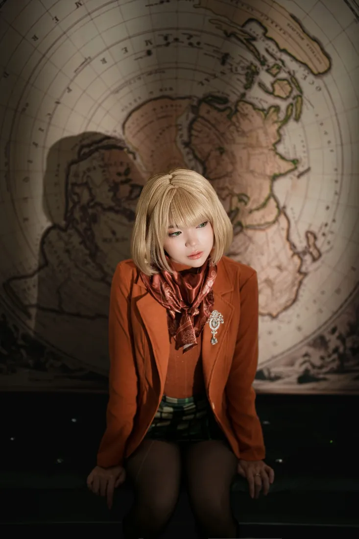 金发女性手机壁纸｜复古背景图片 - 怀旧风格「哲风壁纸」