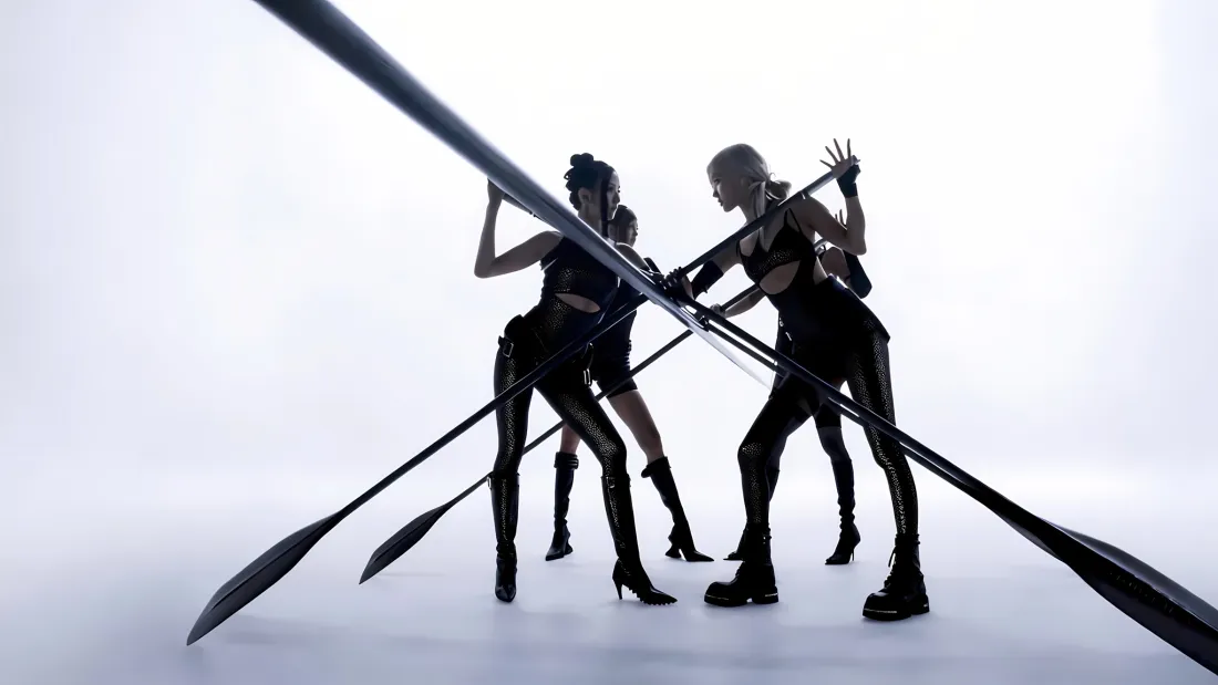 2kblackpink壁纸｜黑白背景 - 剪影舞蹈团队「哲风壁纸」