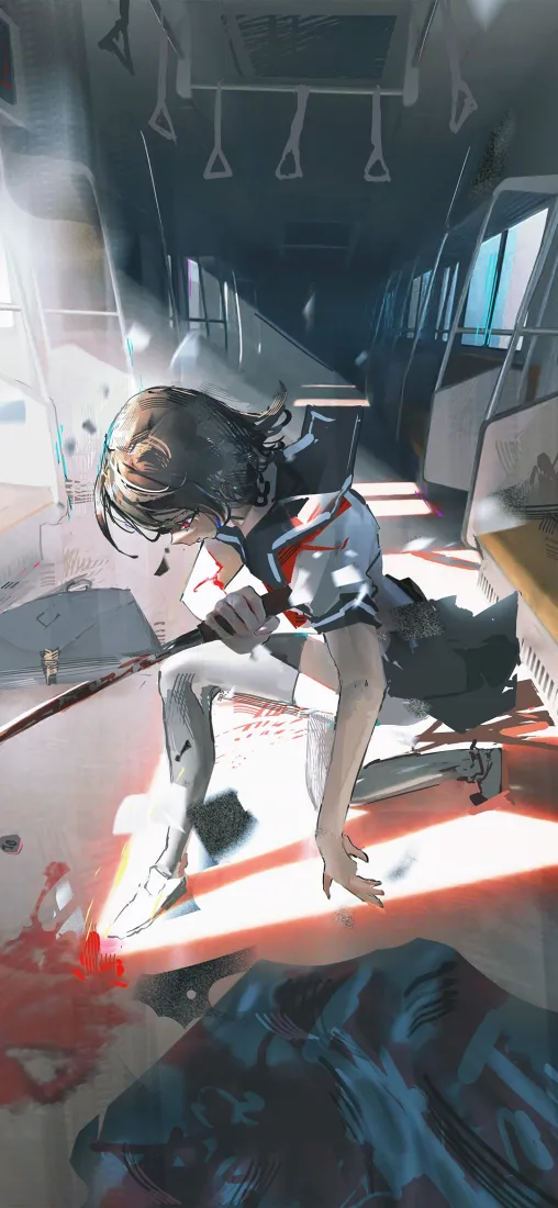 jk战士手机壁纸｜科幻背景图片 - 战斗角色「哲风壁纸」