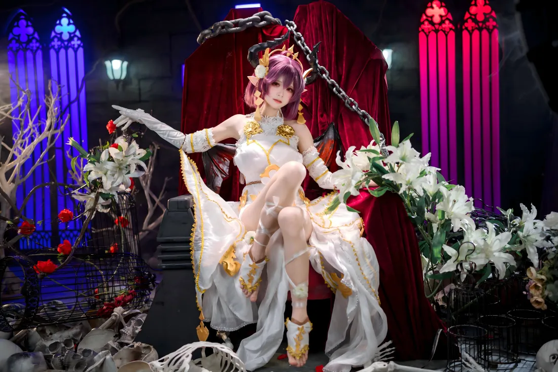 8kcosplay美女壁纸｜华丽服饰背景 - 哥特风装饰「哲风壁纸」