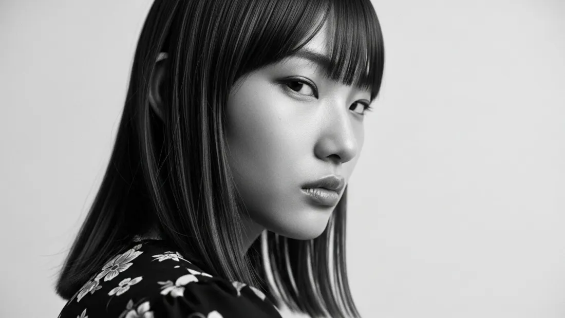 3k黑白人像壁纸｜艺术摄影背景图片 - 花衣模特「哲风壁纸」