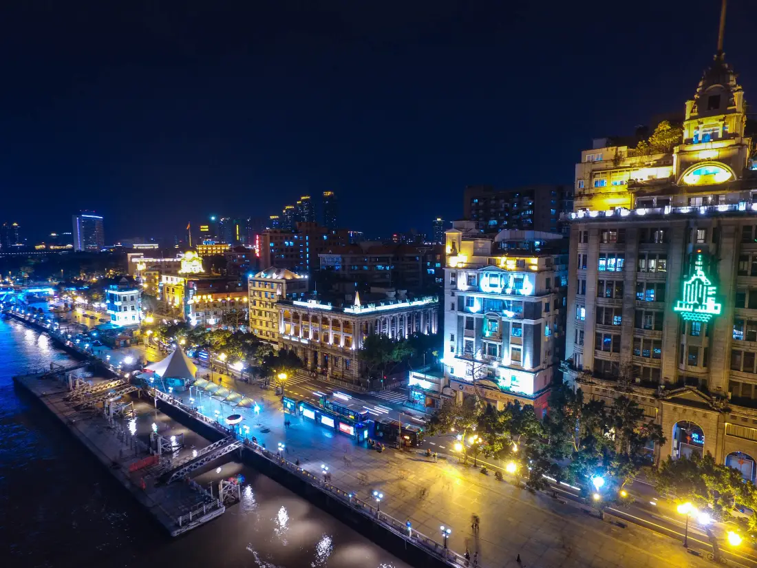 4k上海外滩壁纸｜夜景背景图片 - 城市风光「哲风壁纸」