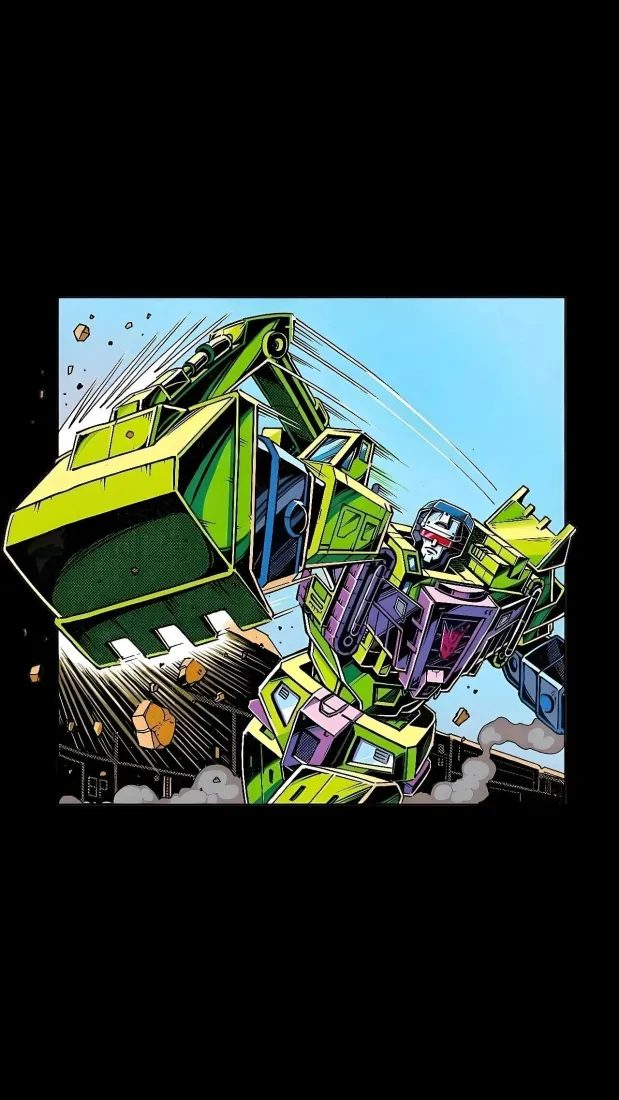 变形金刚G1手机壁纸｜科幻背景图片 - 挖地虎机器人「哲风壁纸」
