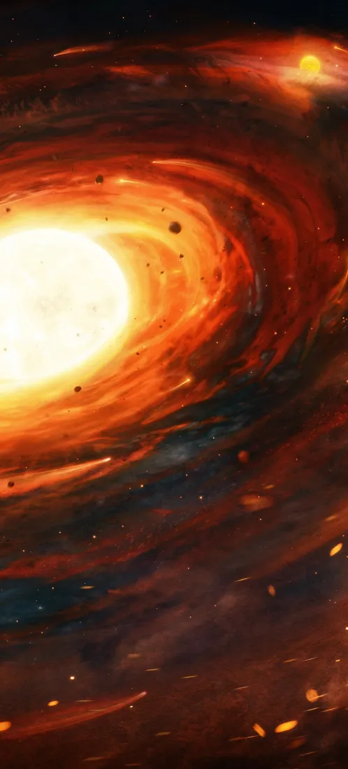 黑洞手机壁纸｜宇宙太空背景图片 - 深空科幻场景「哲风壁纸」