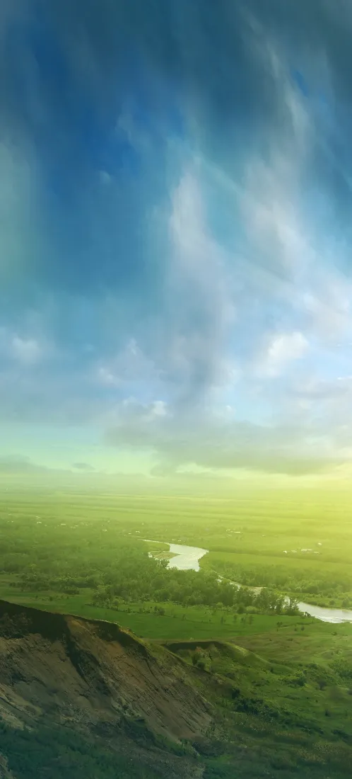 草原手机壁纸｜蓝天白云背景图片 - 旷野风光「哲风壁纸」
