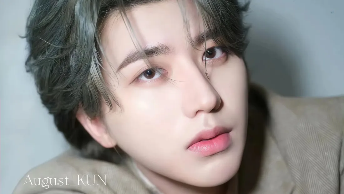 3k蔡徐坤壁纸｜抬眸特写背景图片 - 清冷帅气「哲风壁纸」