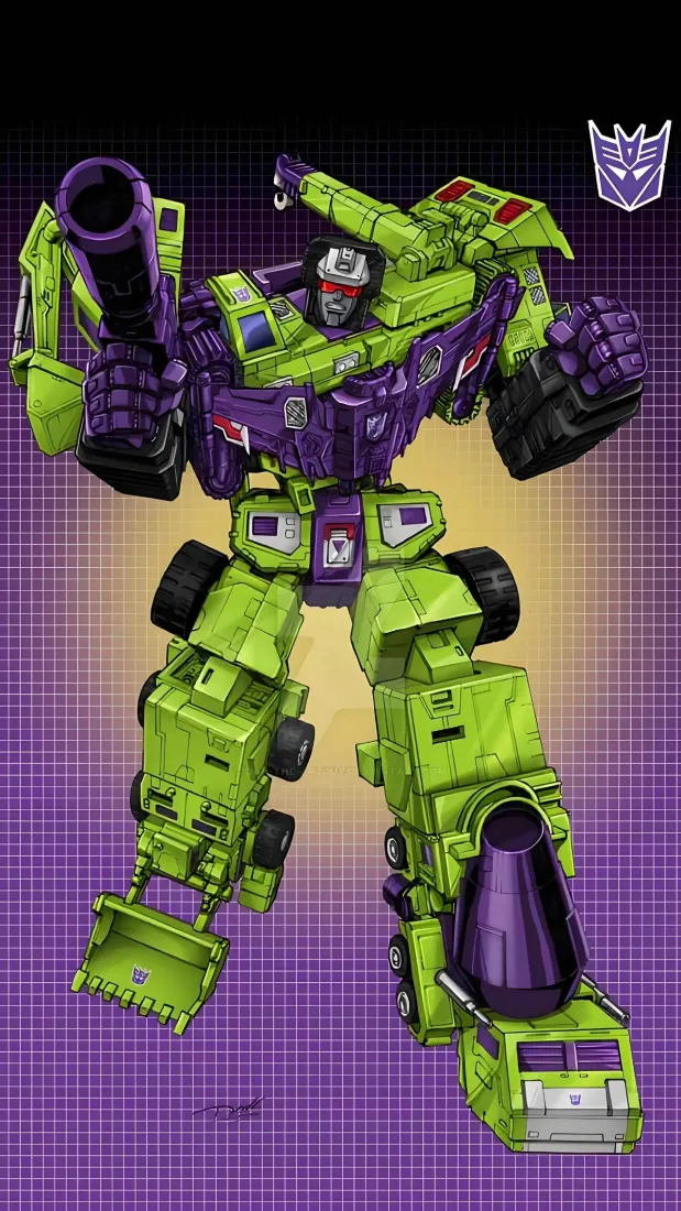 大力神手机壁纸｜变形金刚背景图片 - 狂派合体机甲「哲风壁纸」