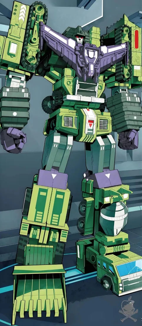 大力神手机壁纸｜变形金刚背景图片 - 合体机甲「哲风壁纸」