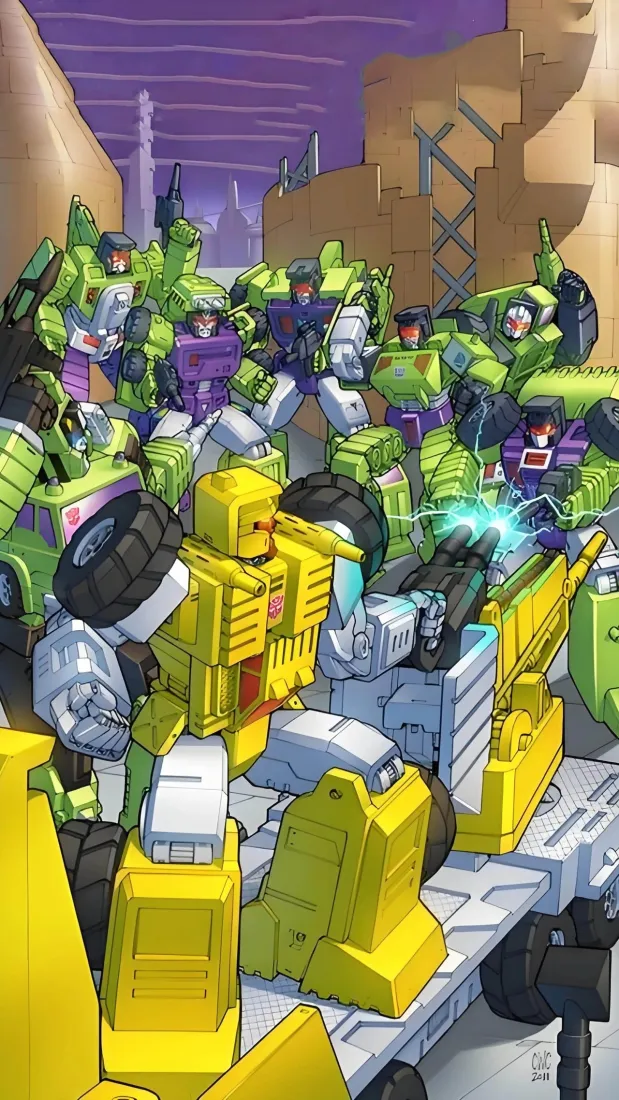 大力神手机壁纸｜变形金刚背景图片 - 霸天虎经典机甲「哲风壁纸」