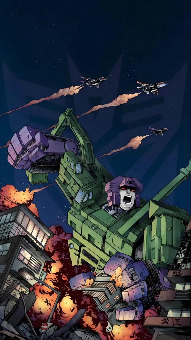 大力神手机壁纸｜城市废墟背景图片 - 变形金刚「哲风壁纸」