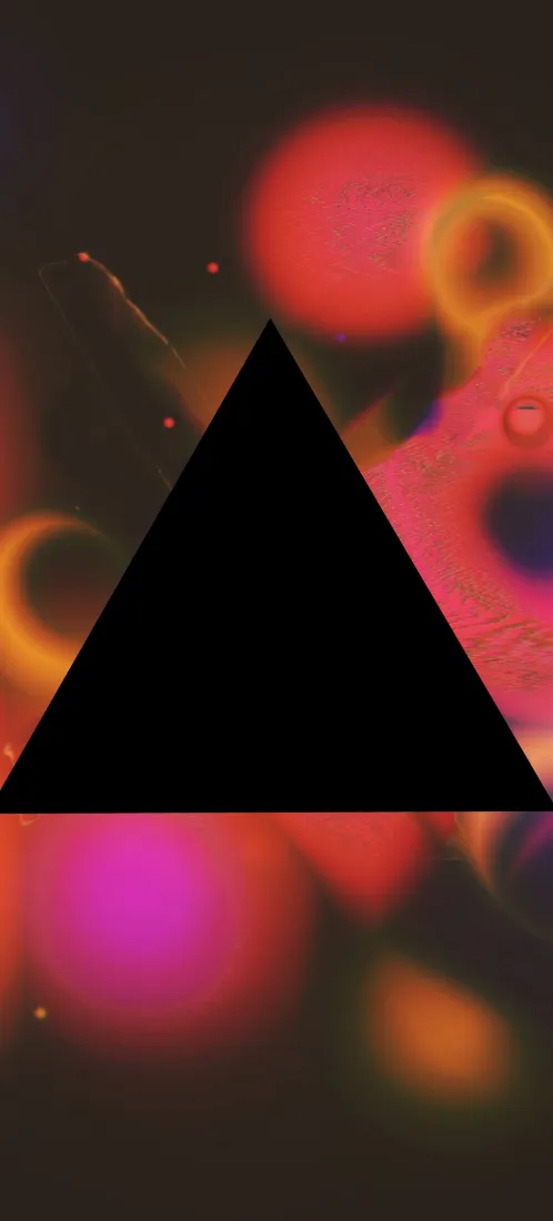 抽象几何手机壁纸｜霓虹光晕背景图片 - 创意设计「哲风壁纸」