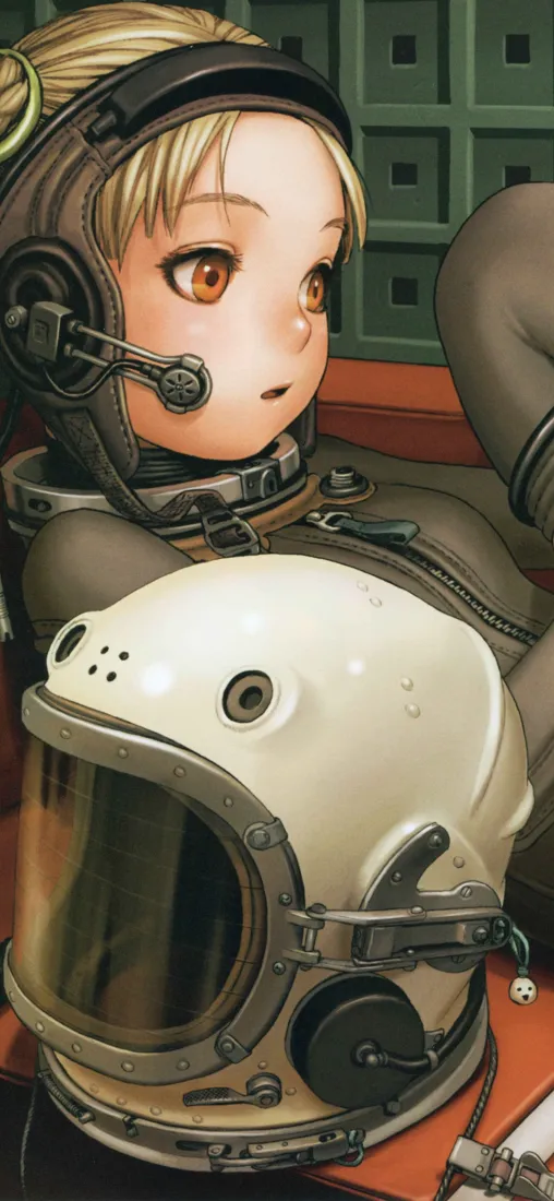 村田莲尔手机壁纸｜飞行员少女背景图片 - 复古未来风格「哲风壁纸」