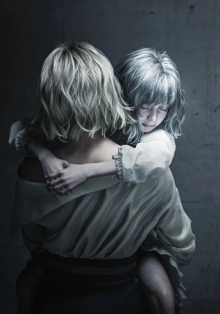 艾米莉手机壁纸｜生化危机9背景图片 - 悲伤相拥「哲风壁纸」