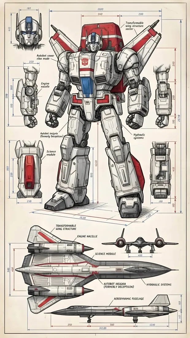 G1天火手机壁纸｜变形金刚设定背景图片 - 机甲手绘「哲风壁纸」