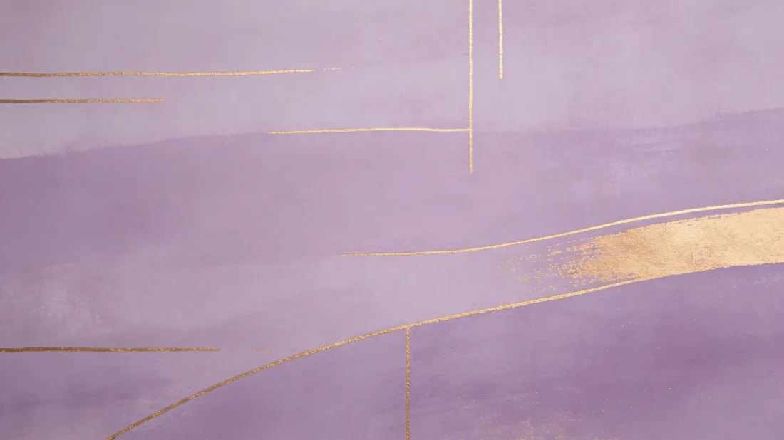 3k浅紫金线壁纸｜轻奢质感背景图片 - 简约时尚「哲风壁纸」