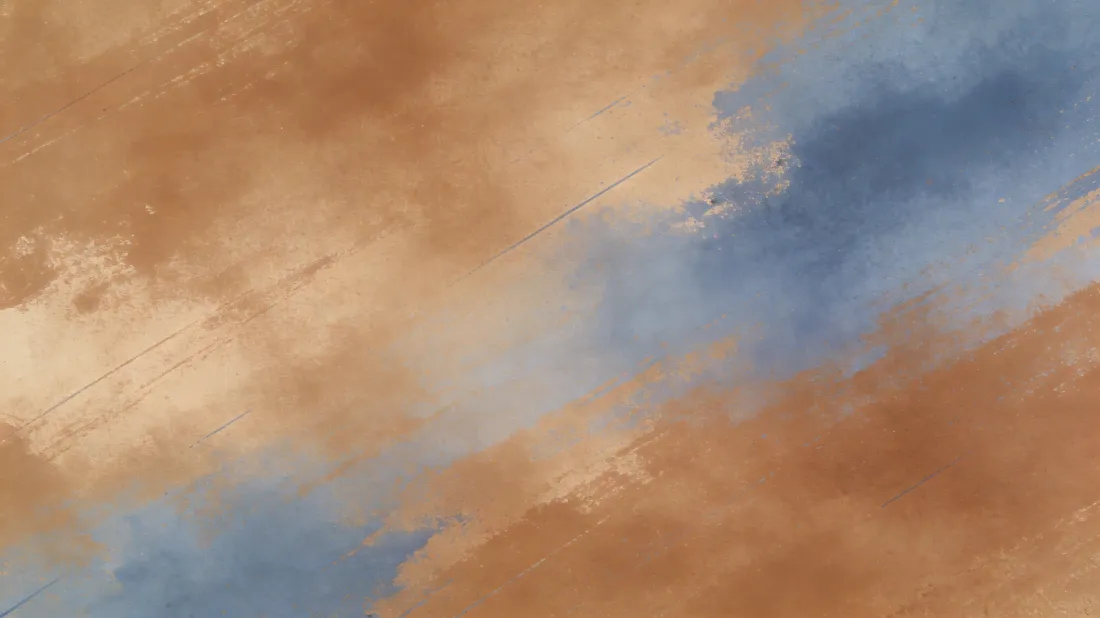 3k简约山海壁纸｜晕染云彩背景图片 - 治愈国风「哲风壁纸」