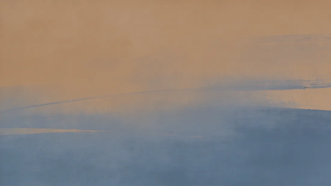 3k大海壁纸｜简约海边背景图片 - 治愈黄昏「哲风壁纸」