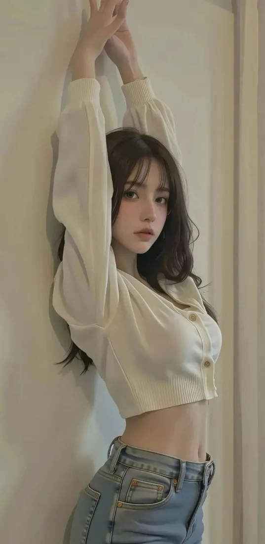 清冷美女手机壁纸｜居家背景图片 - Ios风「哲风壁纸」