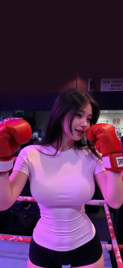 拳击美女手机壁纸｜拳击台背景图片 - IOS专属「哲风壁纸」
