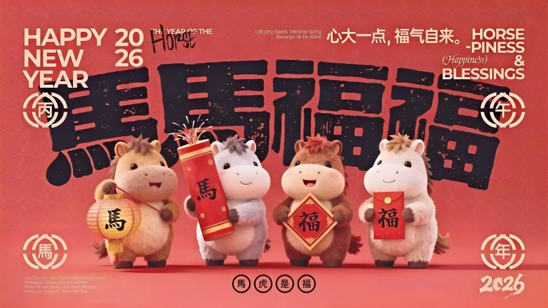 4k2026马年壁纸｜喜庆红色背景图片 - 新春纳福「哲风壁纸」