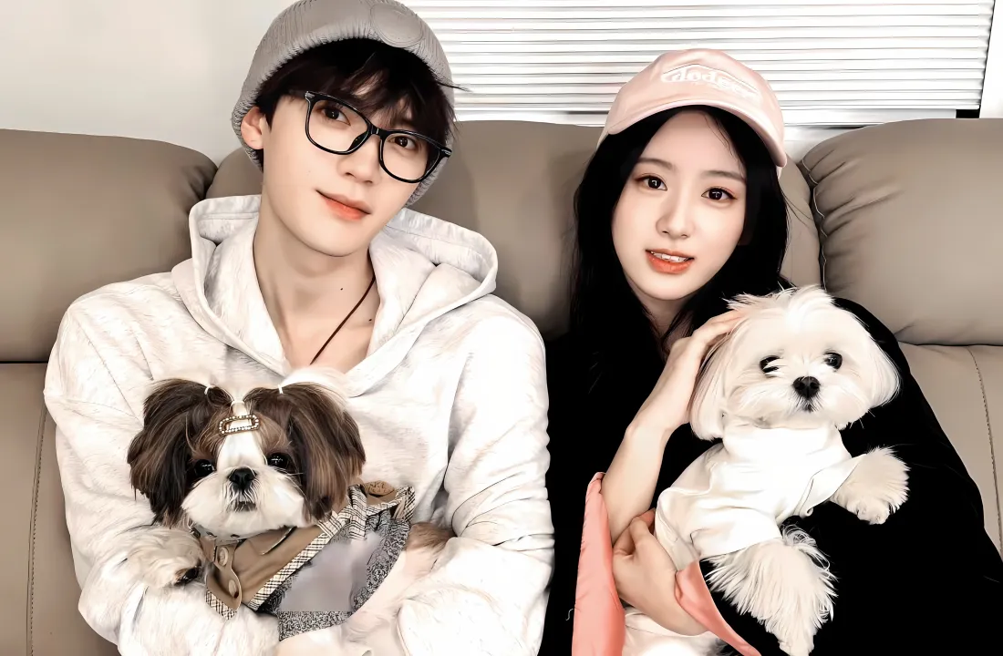 3k周翊然包上恩壁纸｜居家抱宠背景图片 - 甜蜜情侣「哲风壁纸」