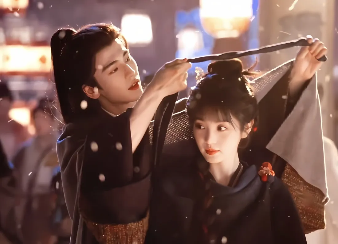 3k逐玉壁纸｜古装雪景背景图片 - 田曦薇张凌赫「哲风壁纸」