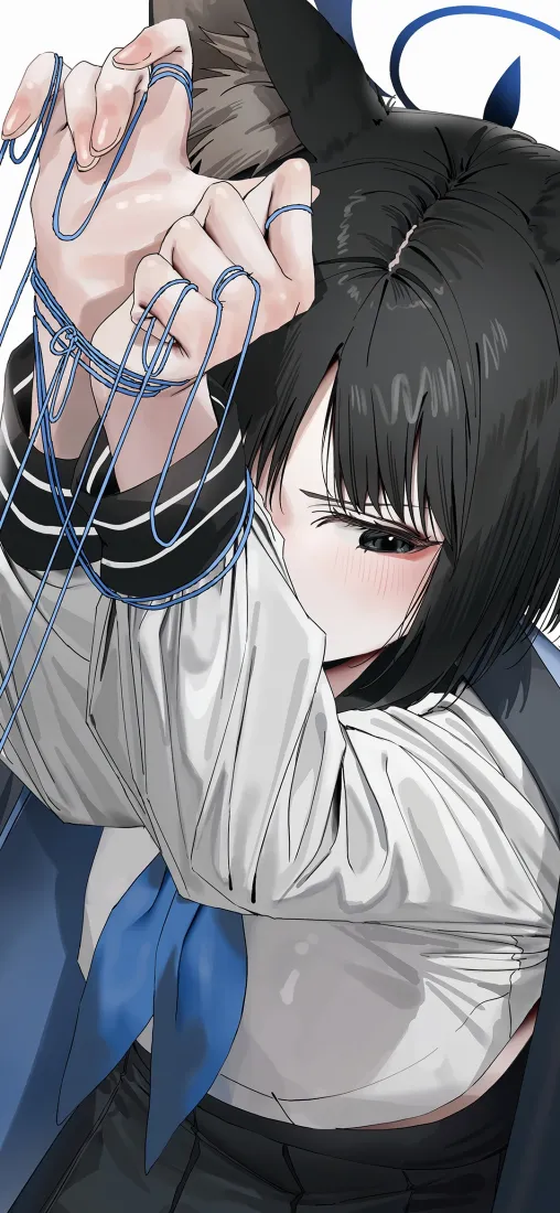 桦千惠手机壁纸｜蔚蓝档案背景图片 - 猫耳少女「哲风壁纸」