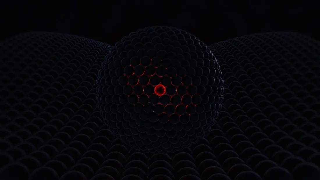 2k机械指示灯壁纸｜暗黑背景图片 - 红色圆形元素「哲风壁纸」