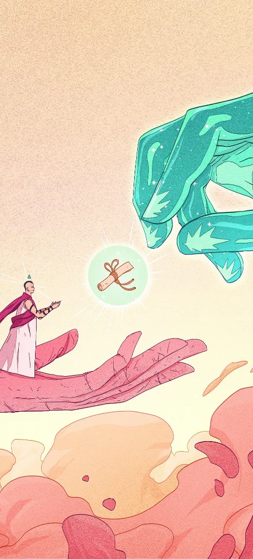 国风仙侠手机壁纸｜祥云背景图片 - 仙气手绘插画「哲风壁纸」