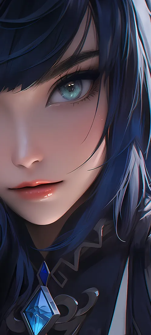 夜兰手机壁纸｜人像艺术背景图片 - 原神游戏角色「哲风壁纸」